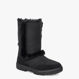 Ugg Sundance Short II Revival Women Classic Boots Black (0718UAQHD)